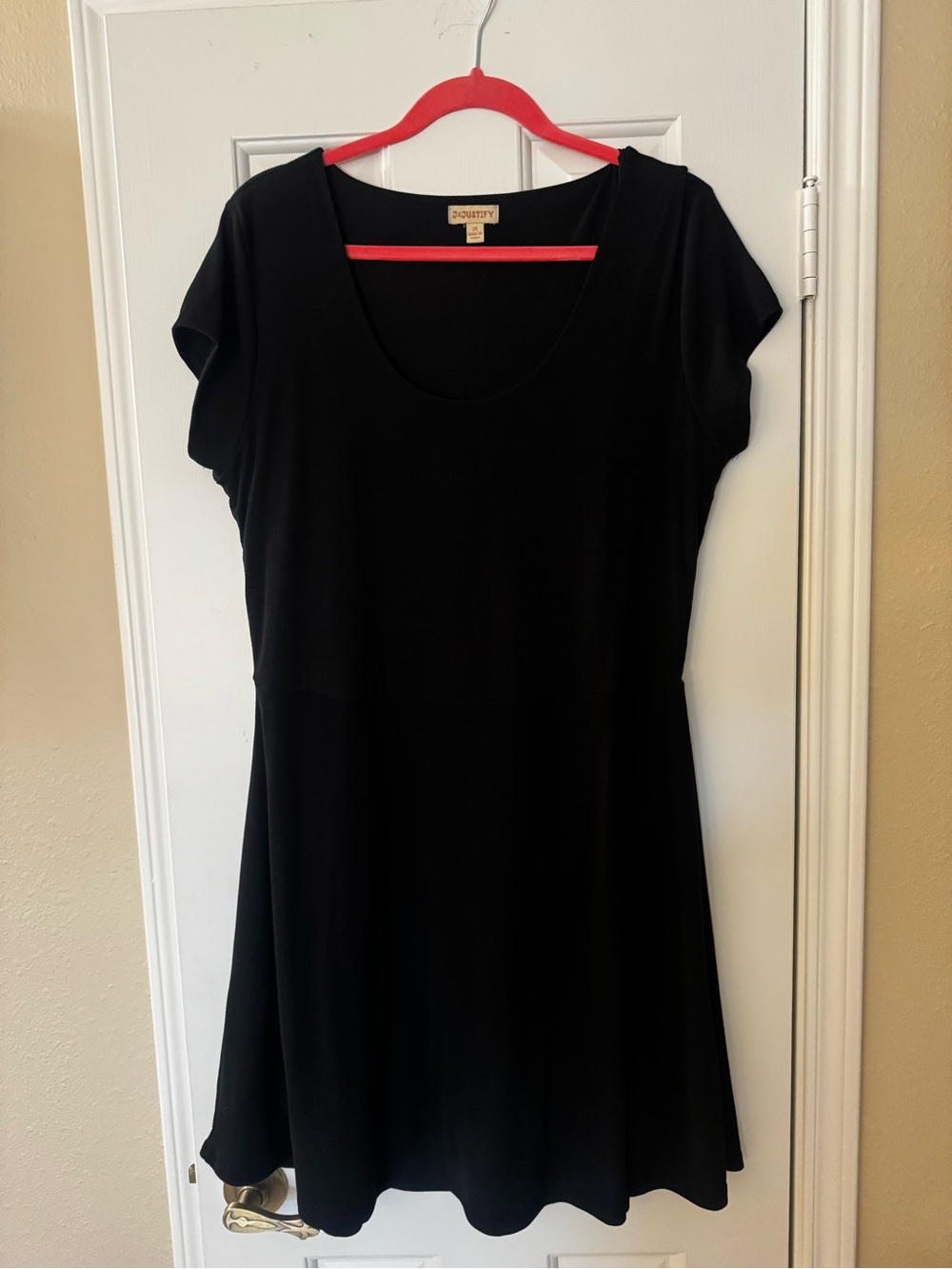 Classic Black Scoop Neck